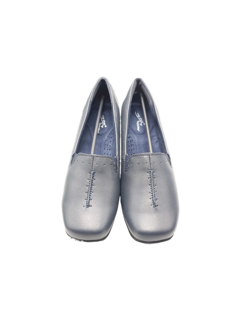 Easy Street Navy Purpose Blue 10 Wide Slip On Shoe